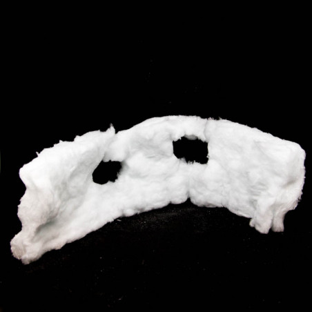 Joint fibre entre brique frontale et demi-briques