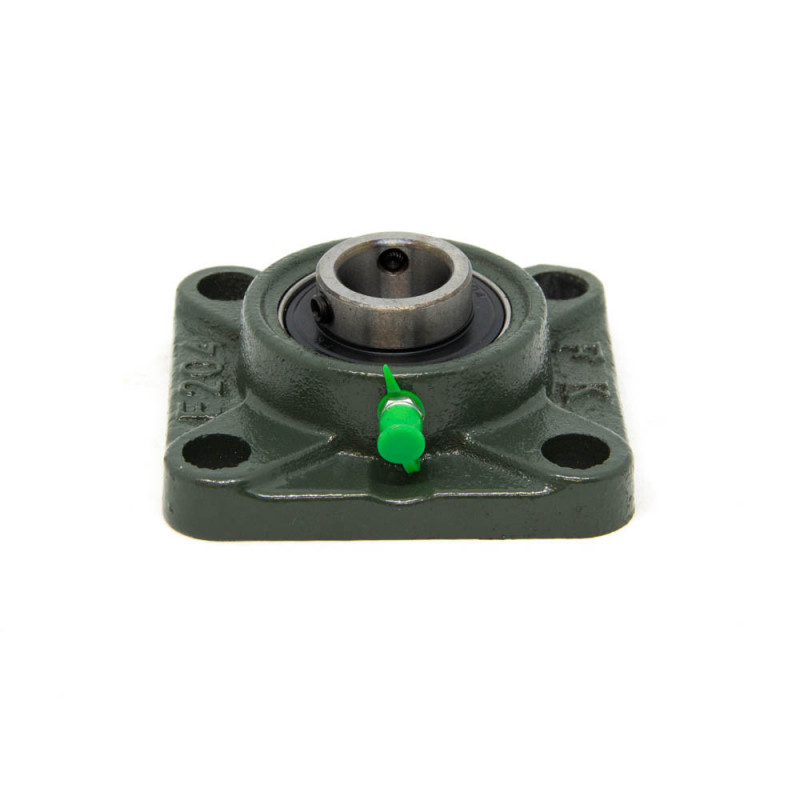 Supporti In Ghisa Serie 200 Supporto Cuscinetto A Flangia Quadra UCF204 Autoallineante In Ghisa - Per Alberi Da 20 Mm Flangia Quadra LDI Misure