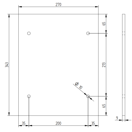 Isolant fibre porte chargement HK2-3