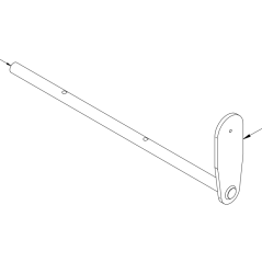 Axe support turbulateur