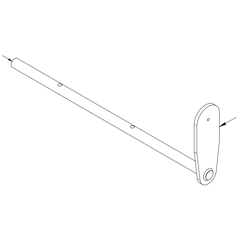 Axe support turbulateur pour produit HS France