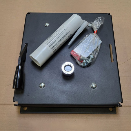 Porte décendrage acier S+/DUO+30/40 réfract PLAT