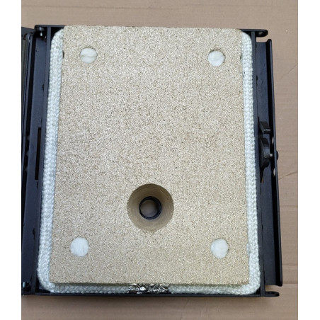 Porte décendrage acier S+/DUO+30/40 réfract PLAT