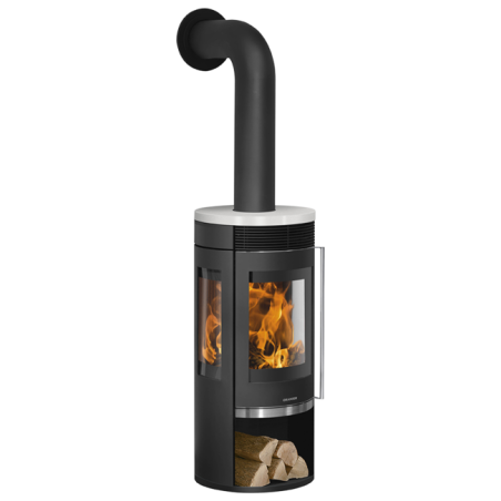 Rota Tre 2.0 acier noir dessus céramique blanc soyeux