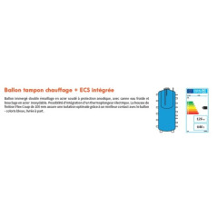 BALLON TAMPON + HOUSSE TS 600 AVEC ECS BAIN MARIE
