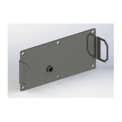 Trappe de service latérale de l'axe support de turbulateurs Logic 