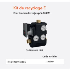 KIT HYDRAULIQUE DE RECYCLAGE E 60°C 40kw