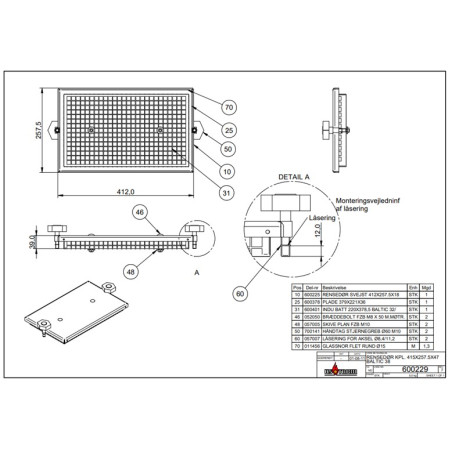 Trappe ramonage complete Baltic32/38