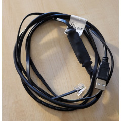 Cable ecoLINK RJ14/USB connexion ecoNET-Biocontrol 850,920,860,810
