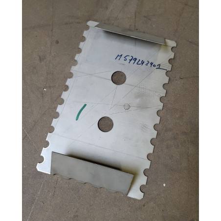 Tole de baffle inferieur inox