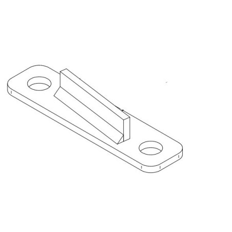 Butée vis sans fin de porte