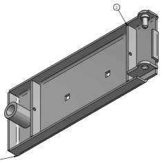 Tôle portillon allumage