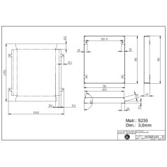 Tôle protection intérieure porte chargement