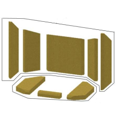 jeu réfractaires complet (latérales +fond) pour Pori Aqua (7712A01)