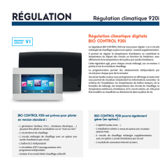 REGULATION CLIMATIQUE BIO CONTROL 920i