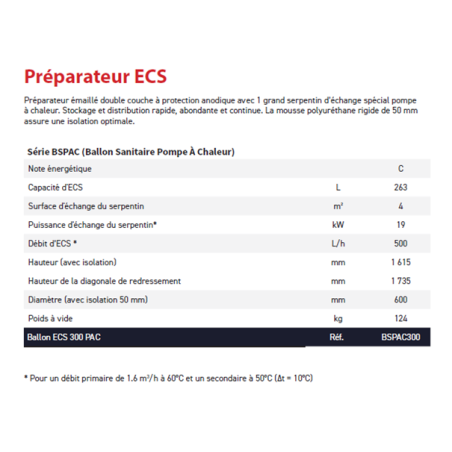 Ballon ECS BSPAC300