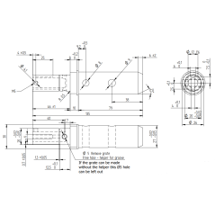 Axe Anti retour SMS 60 W Vis S52