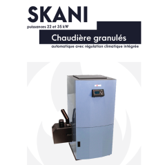 SKANI vis 35kW - Chaudière automatique avec régulation climatique int