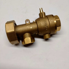 Vanne arrêt porte-thermomètre