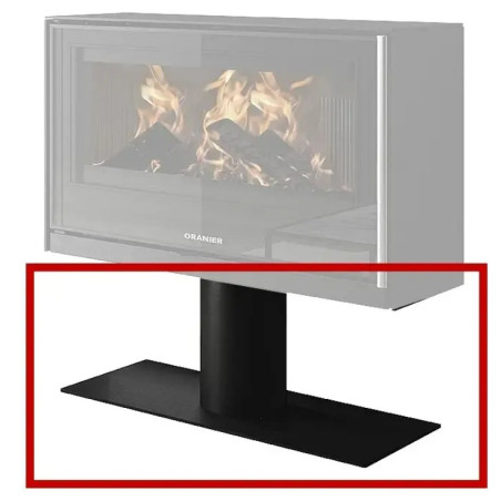 Socle pour poele Ziva XL Noir