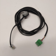 Cable RJ14/RJ14 2m connexion écran chaudière