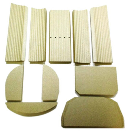 Intérieur vermiculite complet poêle POLAR 6 III