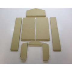 Intérieur vermiculite complet poêle TALOS/ZELOS/MODUS