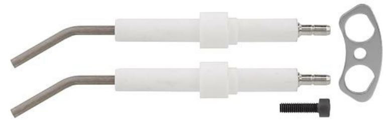 Bloc electrodes allumage avec plaque et vis pour HL60 ILV.2-S
