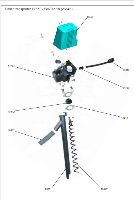 Colis vis moteur PELTEC 12-18