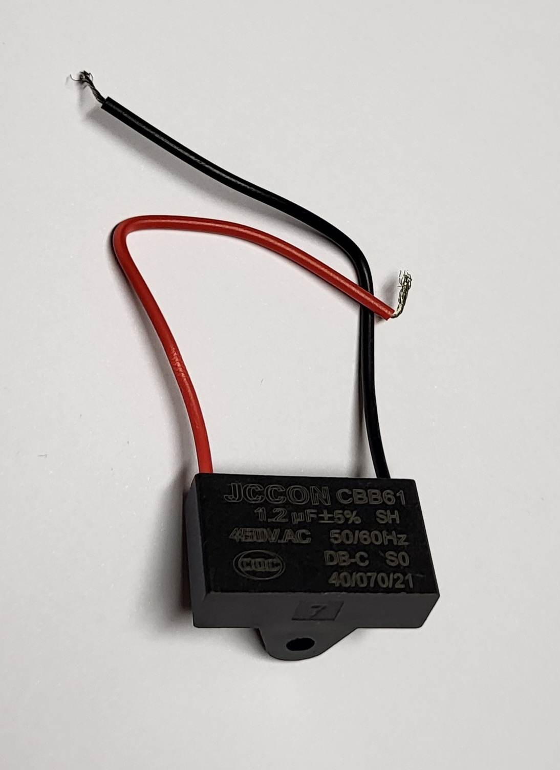 Condensateur 1.2 uF 85°pour moteur sms 25 (moteur vis LOKI/SKANI)