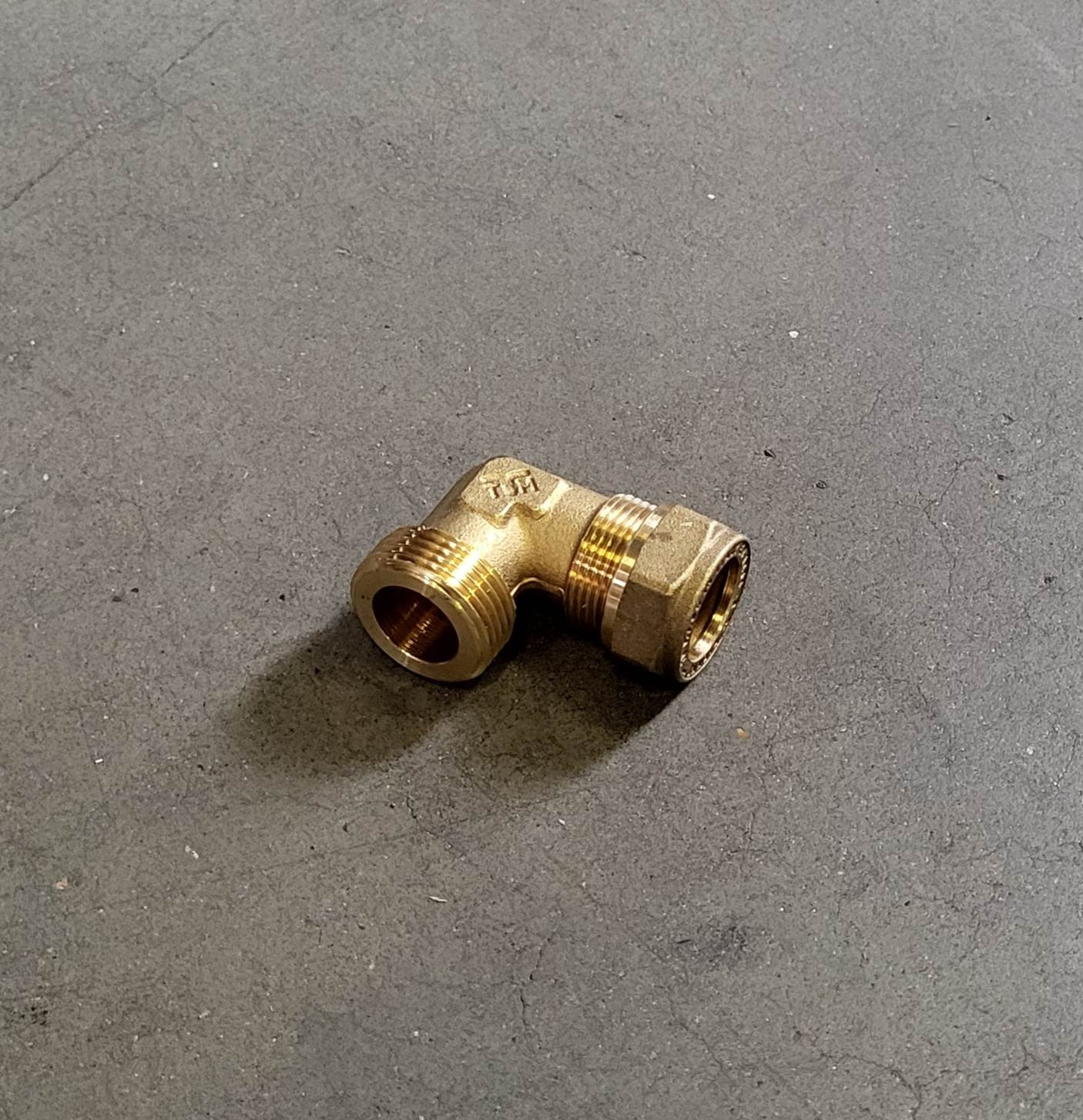 Coude conique laiton MF 3/4 "x18
