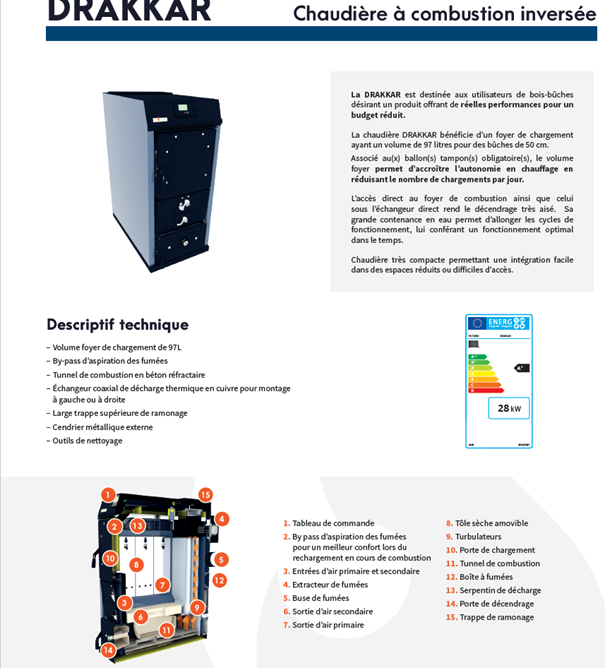 DRAKKAR 28 kW STANDARD 200