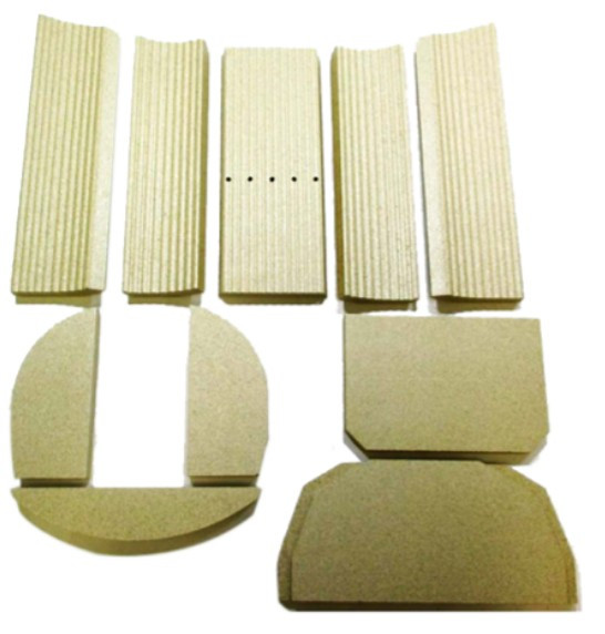 Intérieur vermiculite complet poêle POLAR 6 III