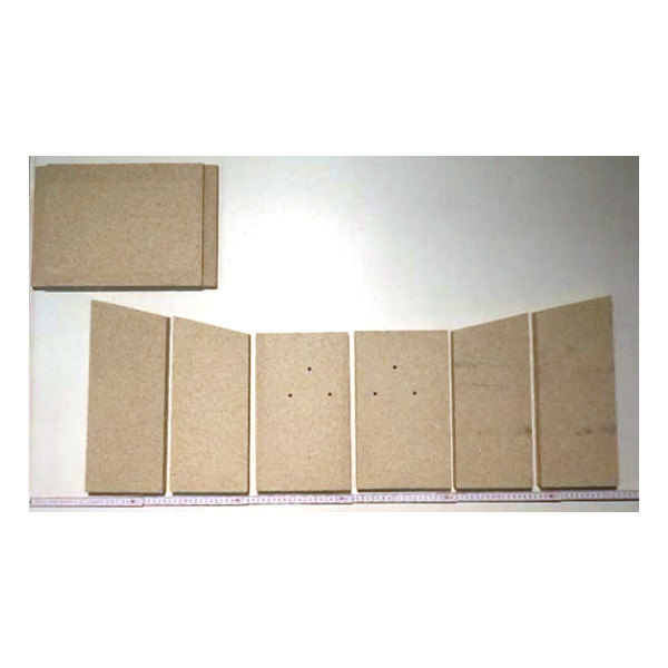 Intérieur vermiculite complet poêle PIEROS