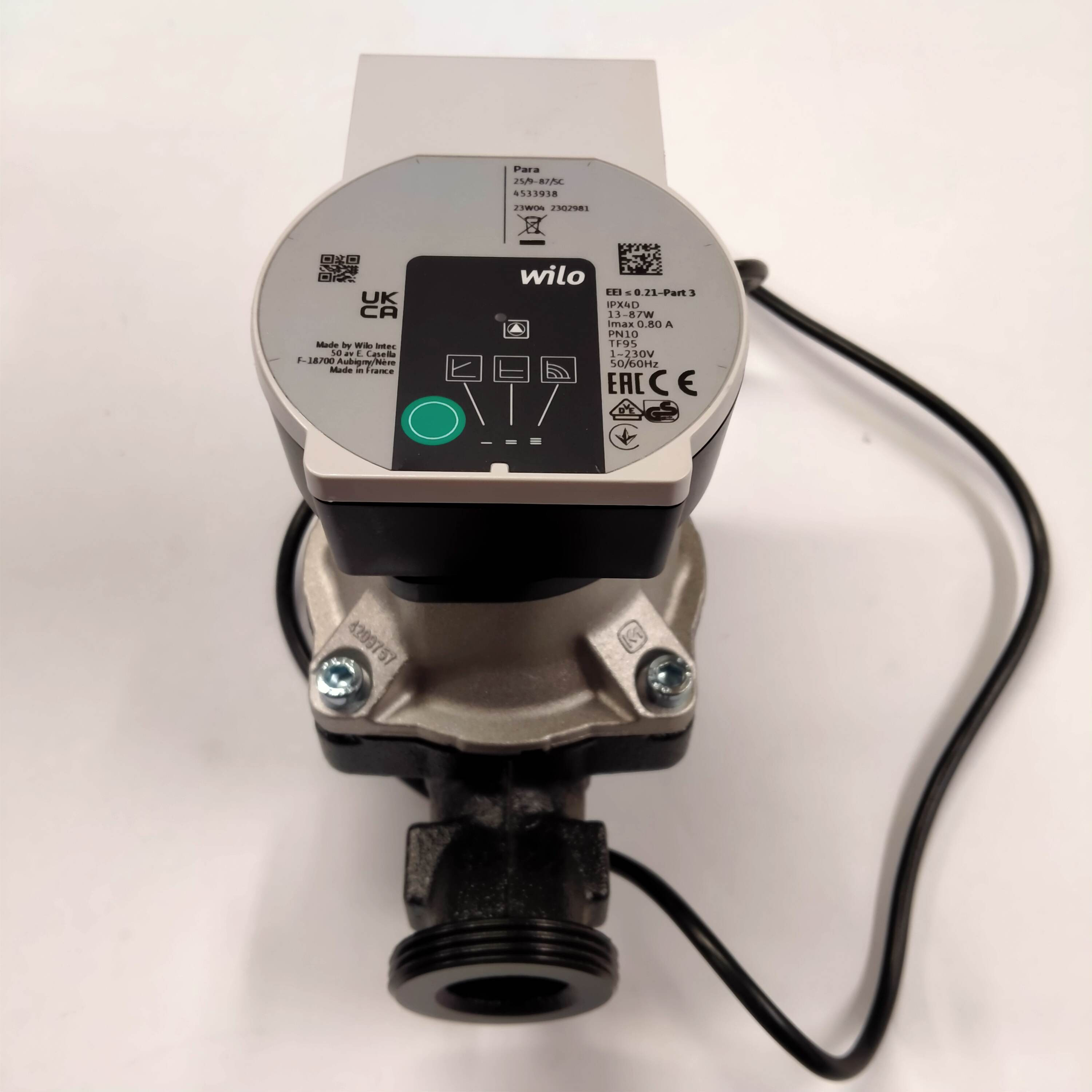 Pompe WILO Para 25-180/9-87/SC-12