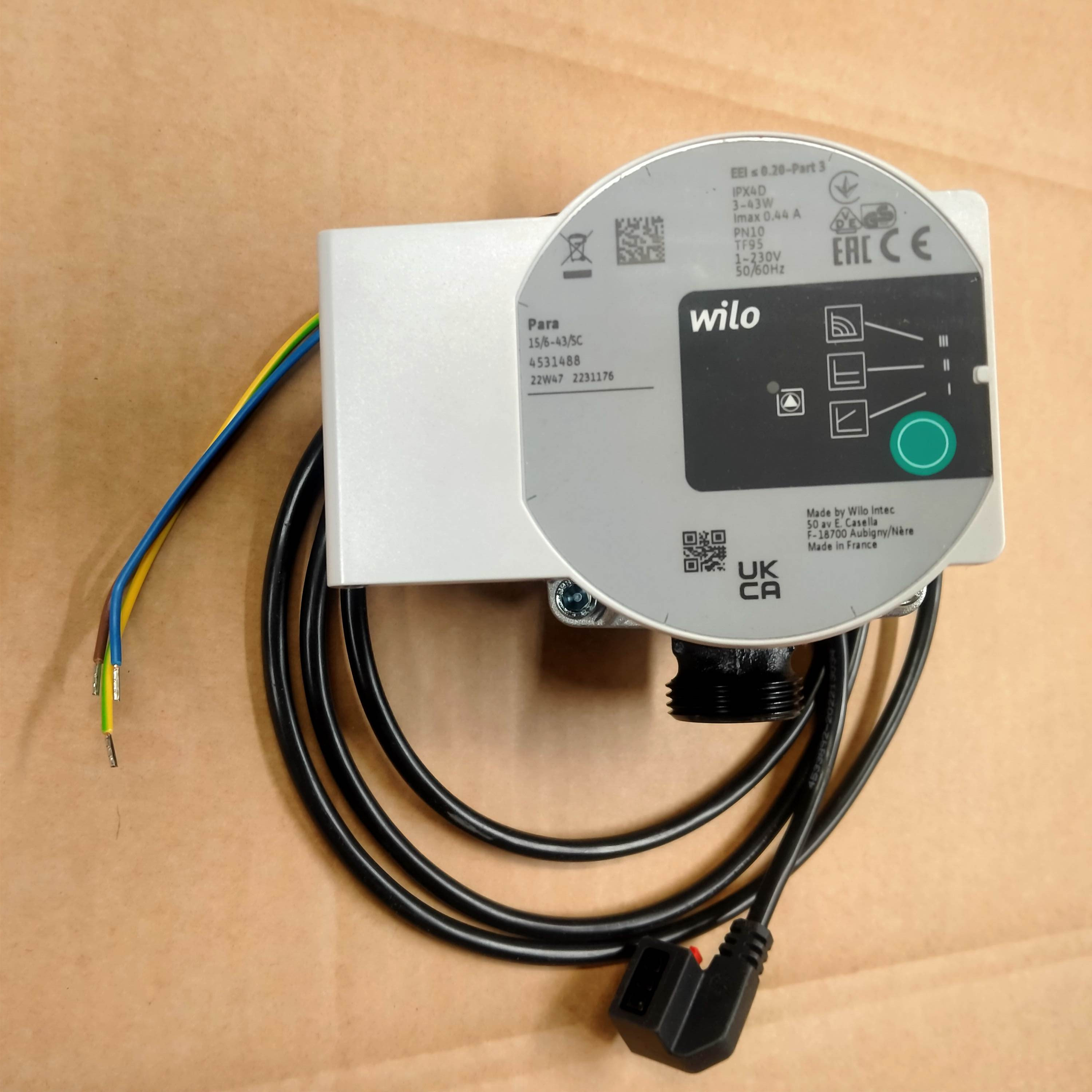 Pompe WILO para15/6 module 20255B M3 P6 cable incl