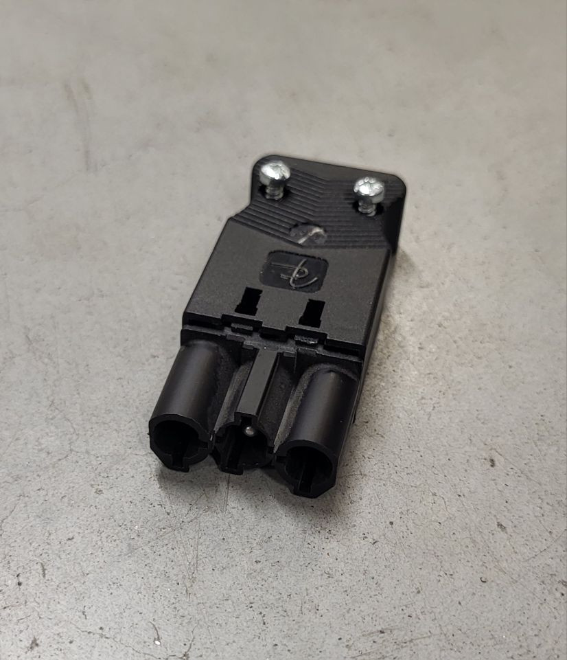 Prise M 3poles complément p/moteur vis granule SMS