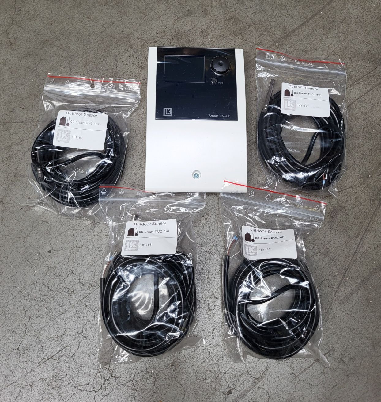 Régulateur Smart Stove avec 4 sondes de température PT1000 et câbles