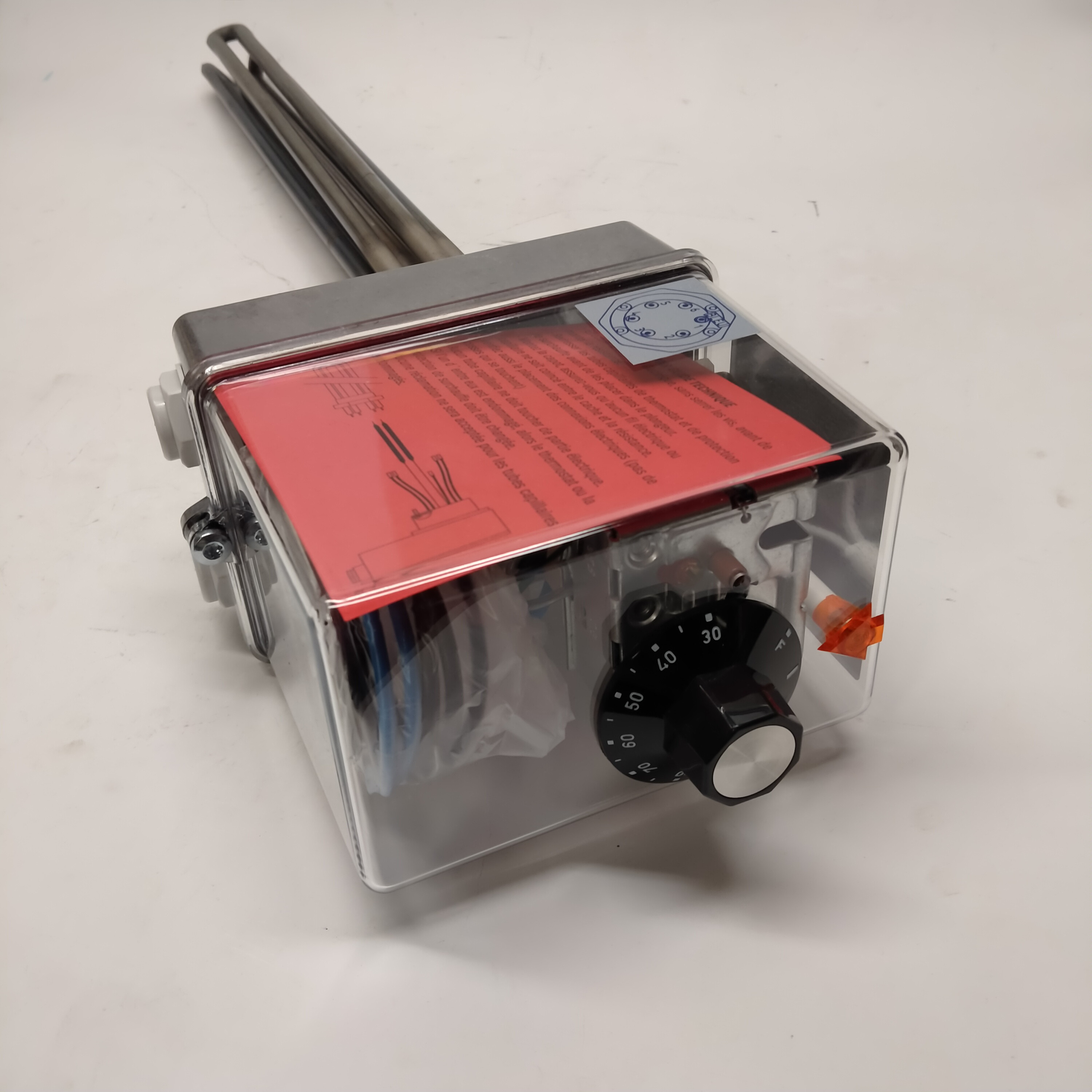 Résistance électrique chauffage 1" 1/2 - 2/4/6 kW (mono ou tri)