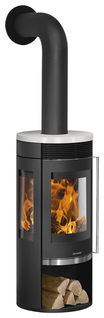 Rota Tre 2.0 acier noir dessus céramique blanc soyeux