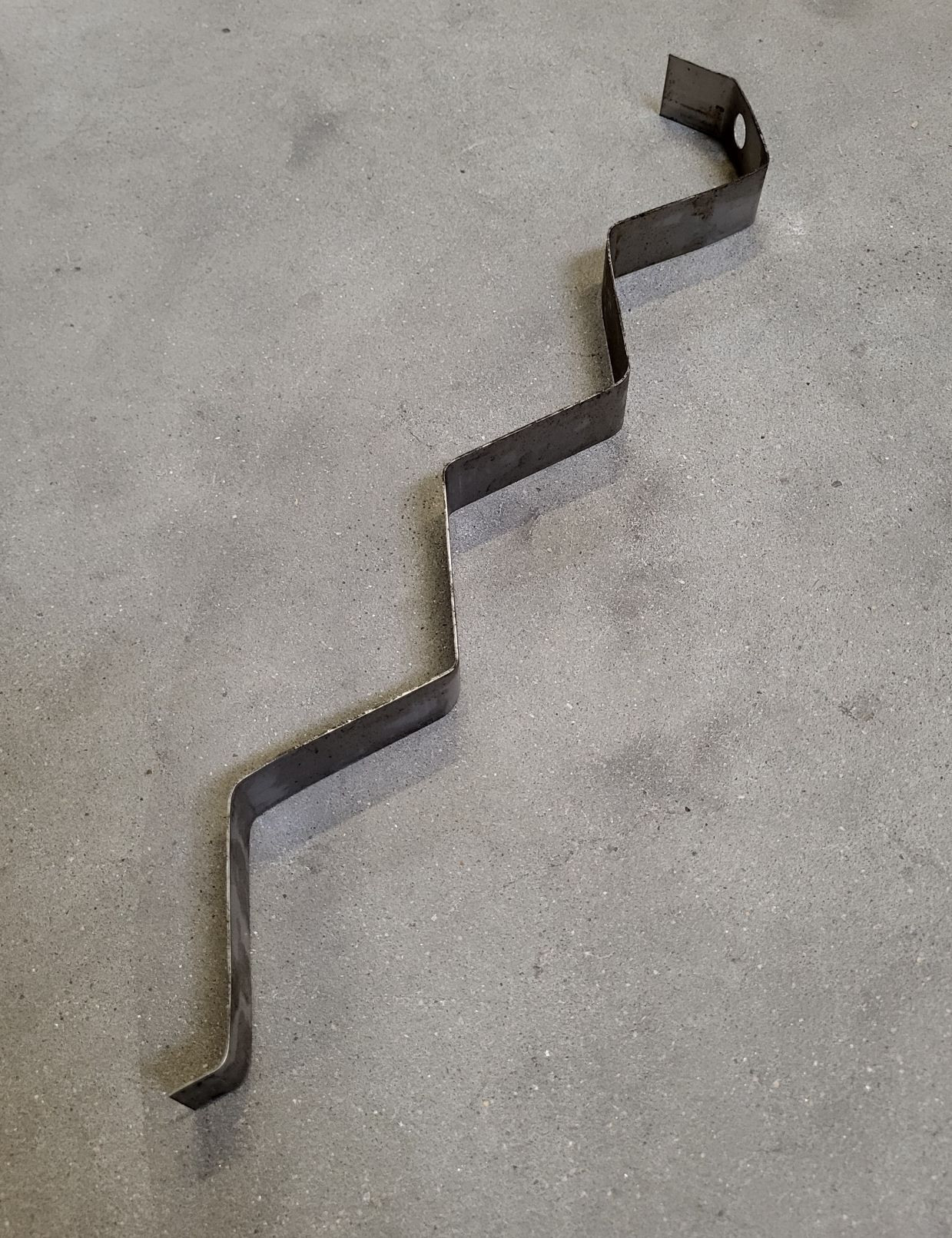 Turbulateur inox L=430mm pliure 75mm
