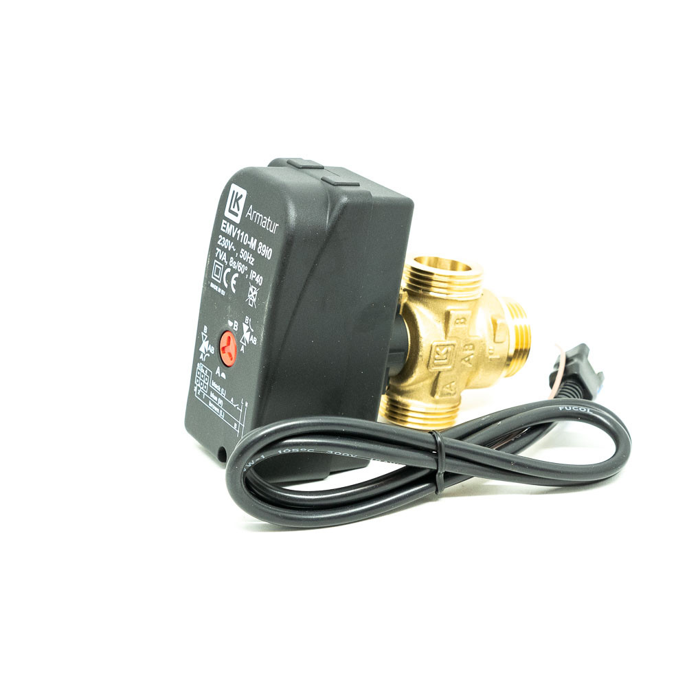 Vanne de zone 3 voies 1" avec moteur 230V